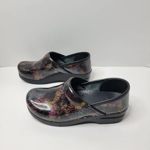Dansko Women's Size 39 (US Size 9) Clog Shoes Slip On Multicolor - Picture 5 of 11